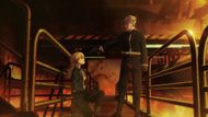 Christine and Inga as seen in the Lazarus anime (Image credit: Studio Mappa)